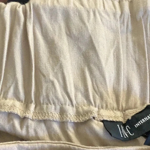 INC International Concepts Flat Front Crop Pants Belt Strap & Waistband New - Picture 3 of 6